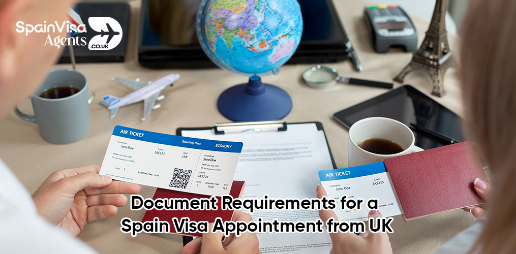 Document Requirements for Spain Visa from Manchester
